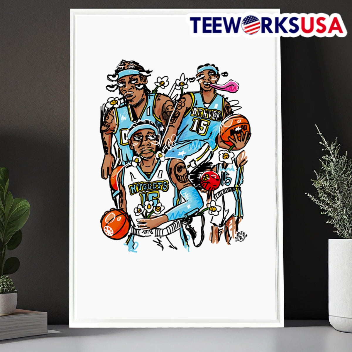 Melo Doodles Nuggets cartoon - Adult & Kids T-Shirts, Sweatshirts & Hoodies apparel design preview 6