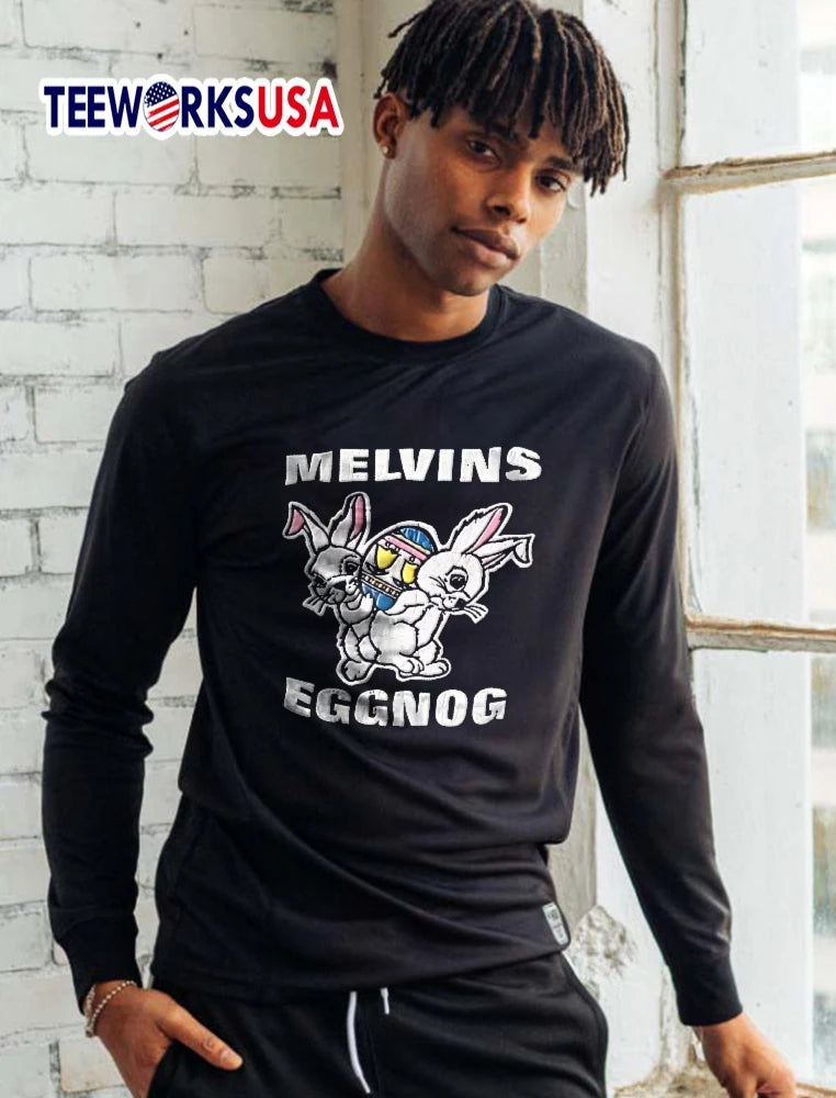 Melvins Eggnog Distressed Conjoined Two Headed - Adult & Kids T-Shirts, Sweatshirts & Hoodies apparel design preview 5