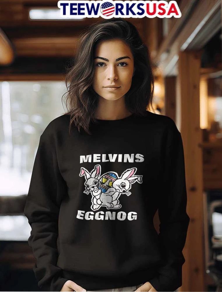 Melvins Eggnog Distressed Conjoined Two Headed - Adult & Kids T-Shirts, Sweatshirts & Hoodies apparel design preview 7