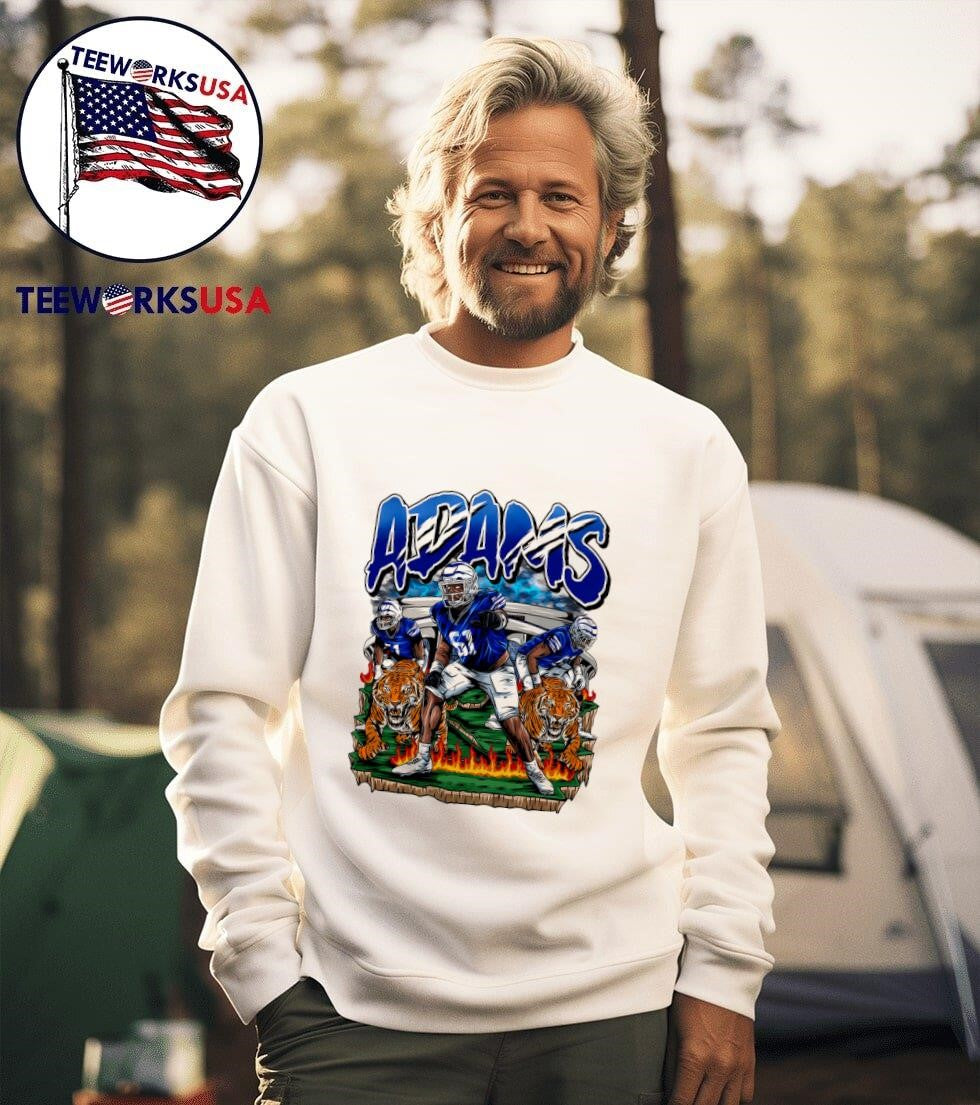 Memphis Tigers Chris Adams cartoon - Adult & Kids T-Shirts, Sweatshirts & Hoodies apparel design preview 3