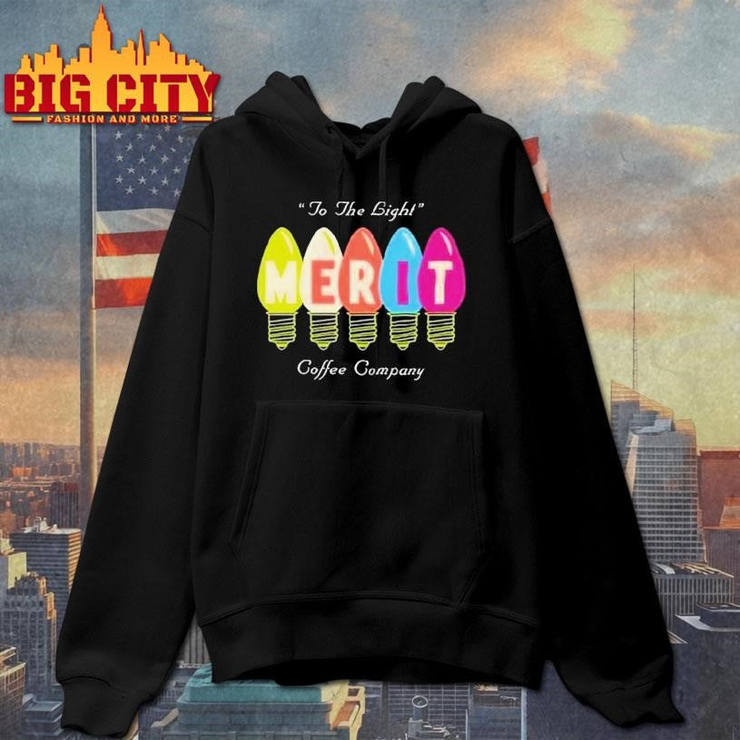 Merit Coffee Co Vintage Lightbulb - Adult & Kids T-Shirts, Sweatshirts & Hoodies apparel design preview 2