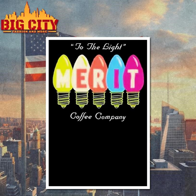 Merit Coffee Co Vintage Lightbulb - Adult & Kids T-Shirts, Sweatshirts & Hoodies apparel design preview 4