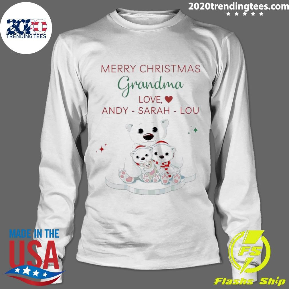 Merry Christmas Grandma Love - Adult & Kids T-Shirts, Sweatshirts & Hoodies apparel design preview 4