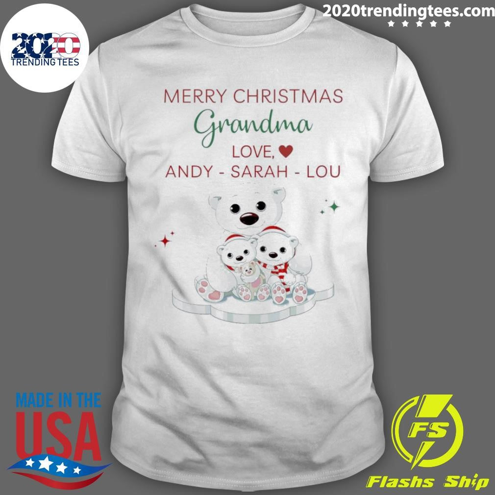 Merry Christmas Grandma Love - Adult & Kids T-Shirts, Sweatshirts & Hoodies apparel design preview 1