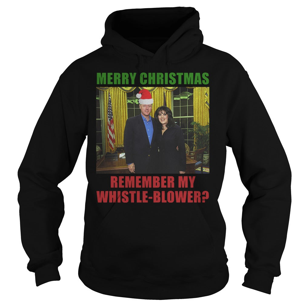 Merry Christmas Remember My Whistleblower - Adult & Kids T-Shirts, Sweatshirts & Hoodies apparel design preview 4