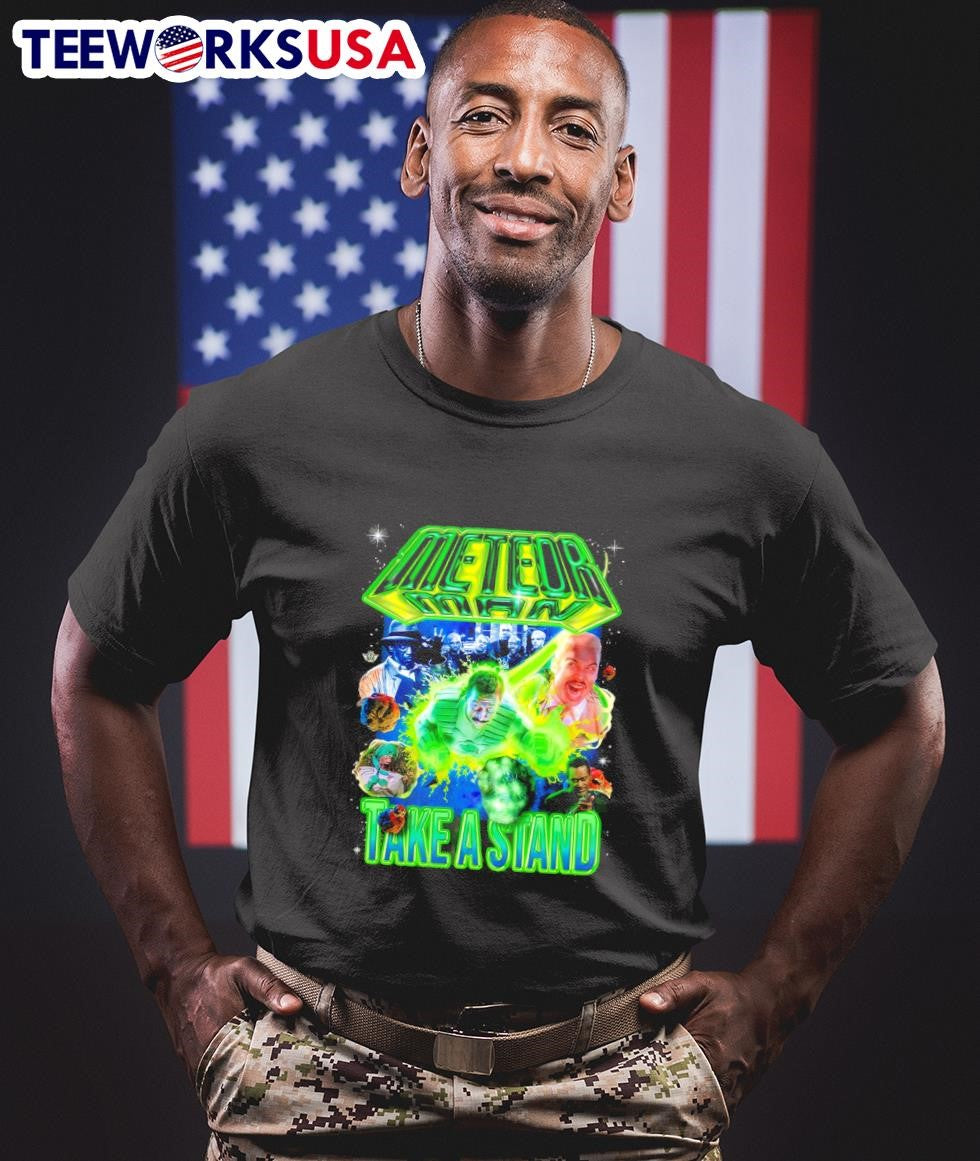 Meteor man take a stand - Adult & Kids T-Shirts, Sweatshirts & Hoodies apparel design preview 1