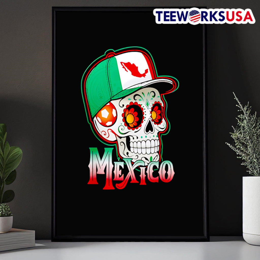 Mexico Sugar Skull - Adult & Kids T-Shirts, Sweatshirts & Hoodies apparel design preview 5