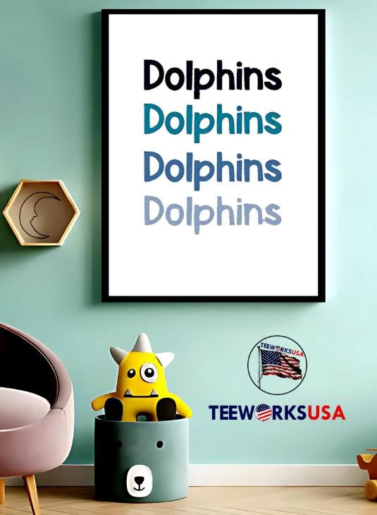 Miami Dolphins repeat - Adult & Kids T-Shirts, Sweatshirts & Hoodies apparel design preview 3