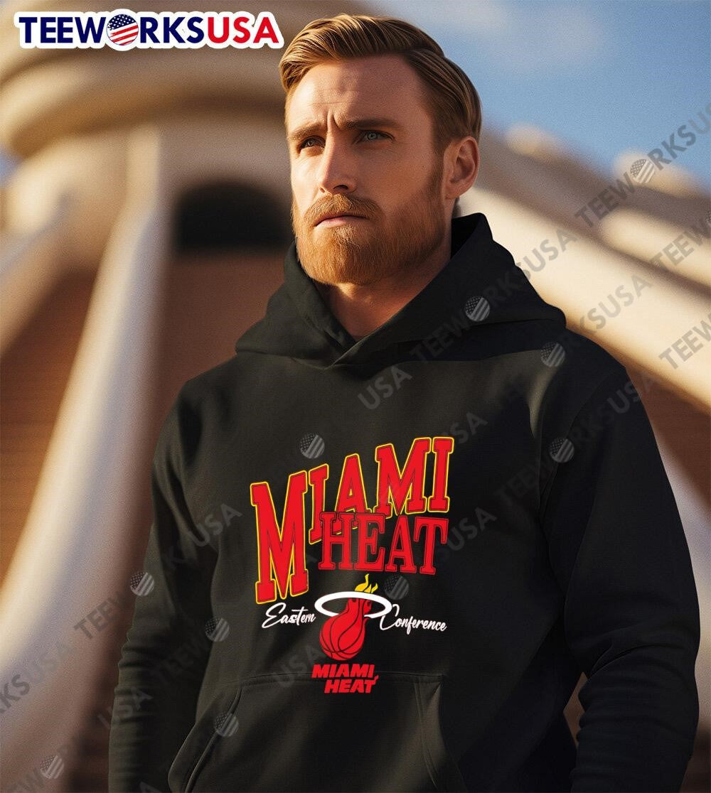 Miami Heat Eastern Confrence logo - Adult & Kids T-Shirts, Sweatshirts & Hoodies apparel design preview 3
