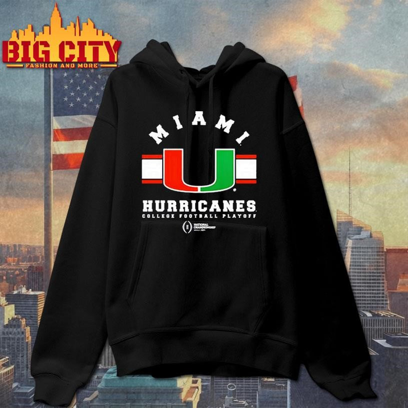 Miami Hurricanes College Football Playoff National - Adult & Kids T-Shirts, Sweatshirts & Hoodies apparel design preview 2