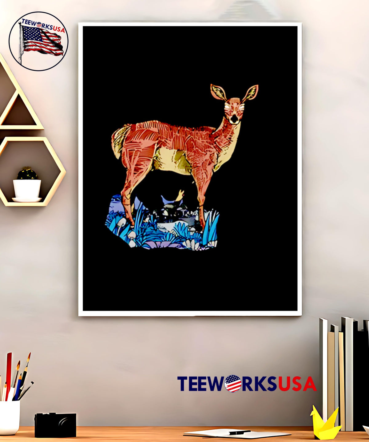 Michael Cera Palin Deer - Adult & Kids T-Shirts, Sweatshirts & Hoodies apparel design preview 5