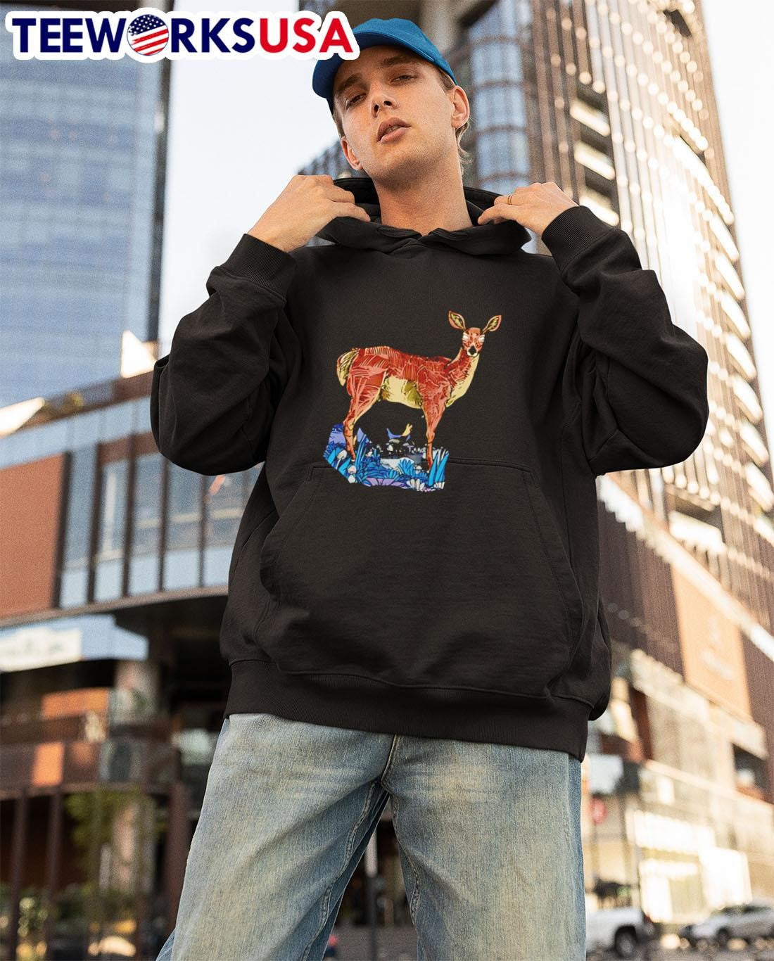 Michael Cera Palin Deer - Adult & Kids T-Shirts, Sweatshirts & Hoodies apparel design preview 3