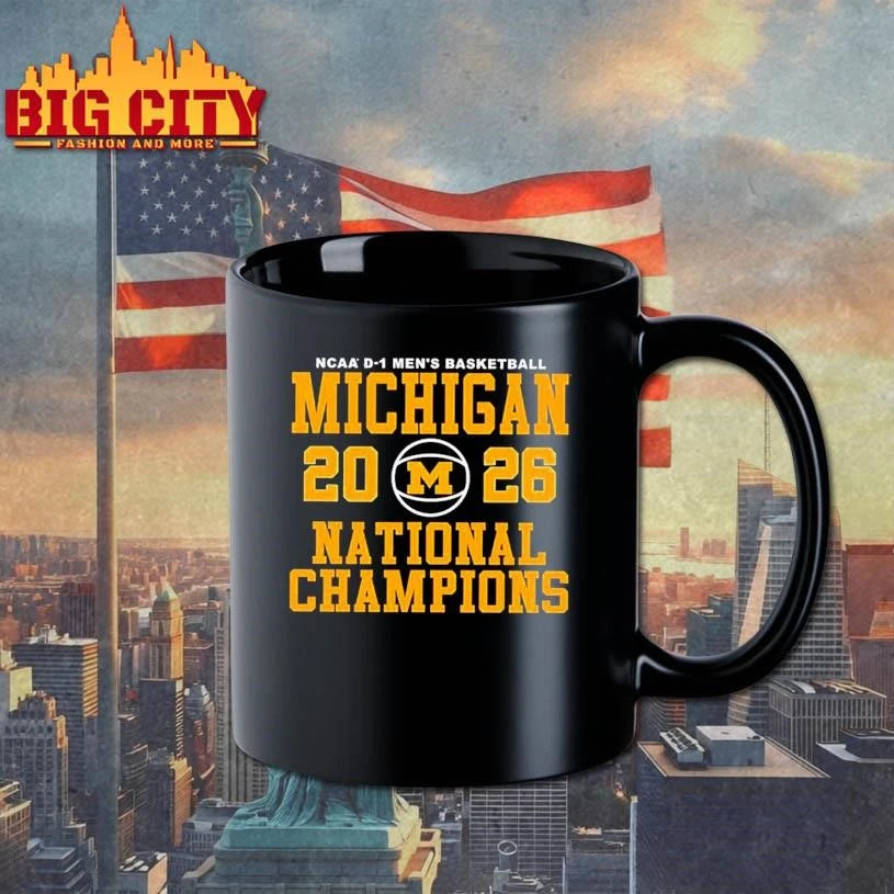 Michigan Men's Basketball 2025-2026 National - Adult & Kids T-Shirts, Sweatshirts & Hoodies apparel design preview 3
