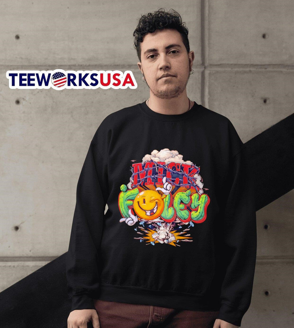 Mick Foley Trainwreck - Adult & Kids T-Shirts, Sweatshirts & Hoodies apparel design preview 6