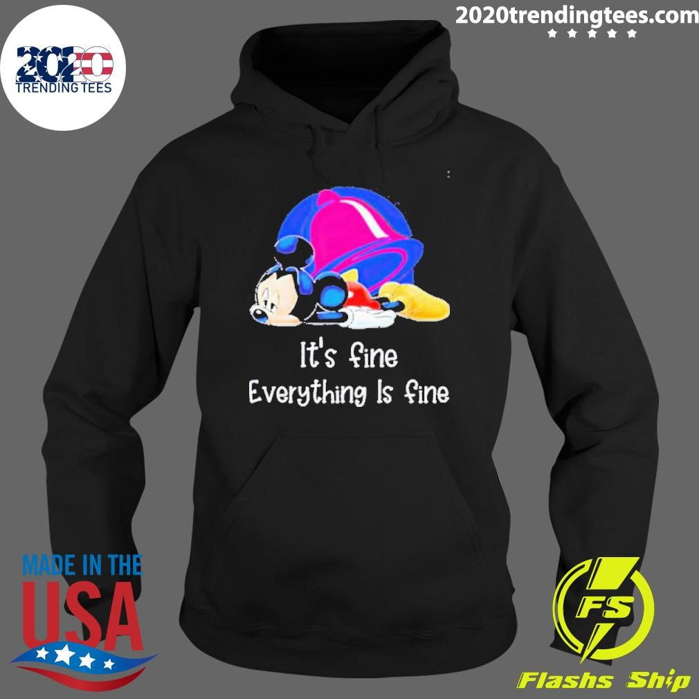 Mickey It's Fine Everything Is - Adult & Kids T-Shirts, Sweatshirts & Hoodies apparel design preview 2