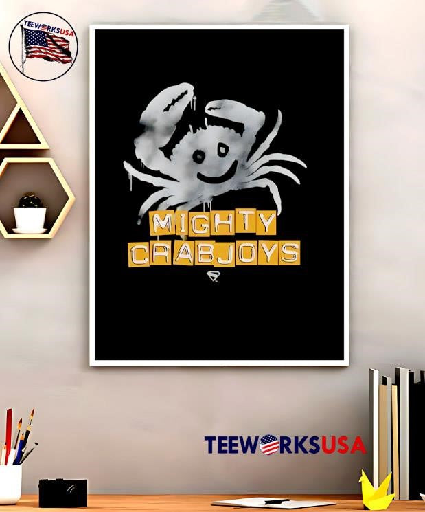 Mighty Crabjoys crab retro - Adult & Kids T-Shirts, Sweatshirts & Hoodies apparel design preview 5