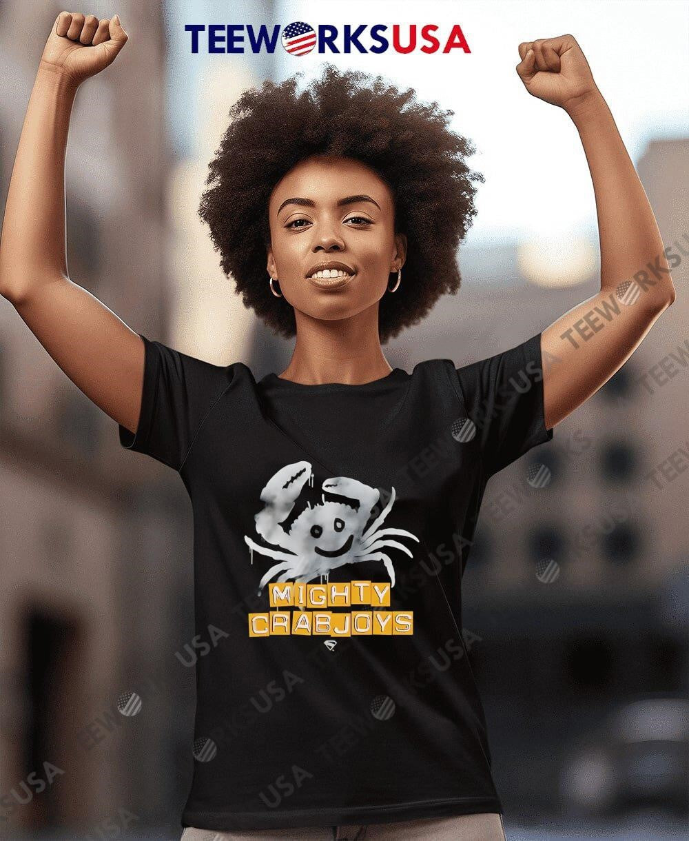 Mighty Crabjoys crab retro - Adult & Kids T-Shirts, Sweatshirts & Hoodies apparel design preview 8