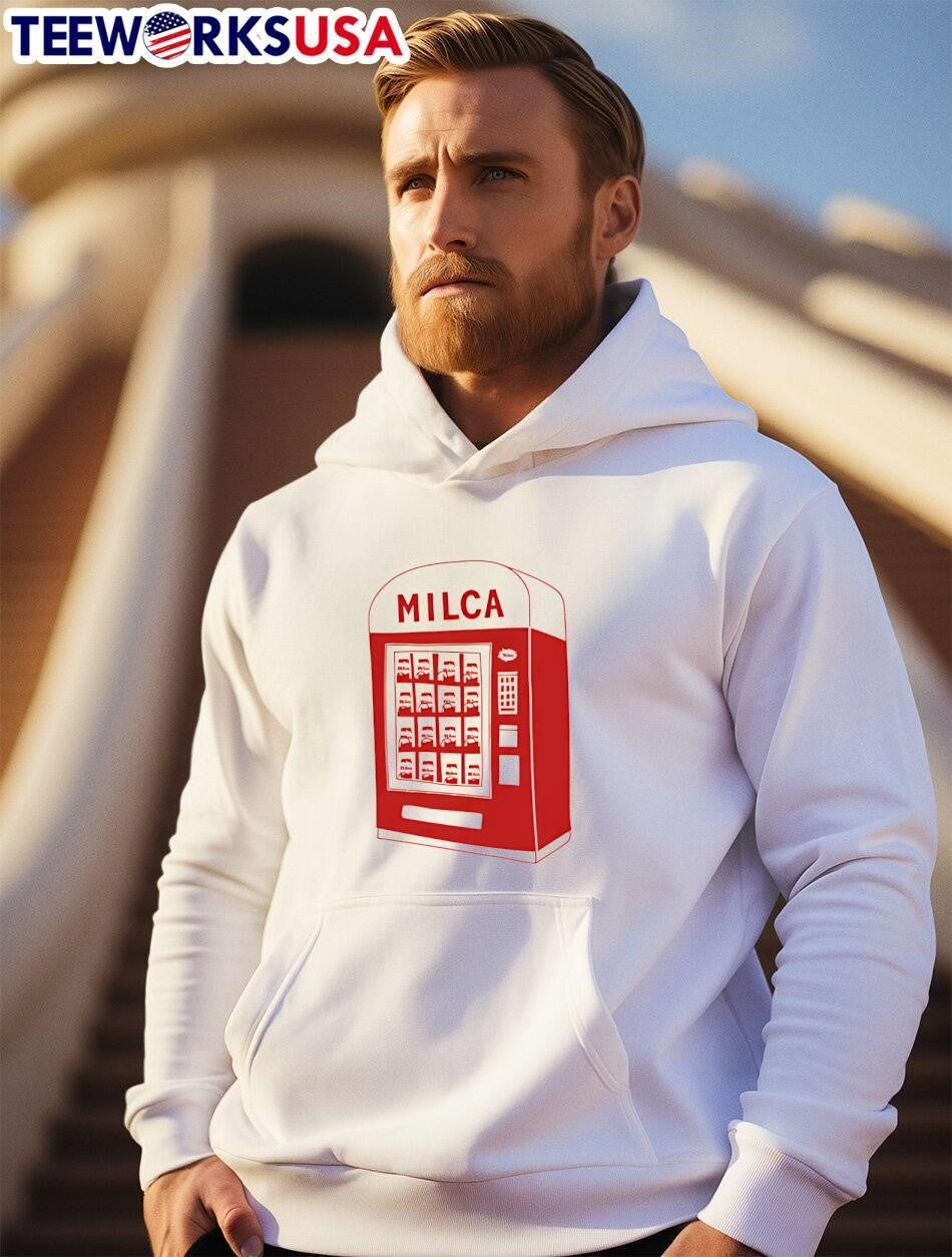 Milca Vintage Vending Machine - Adult & Kids T-Shirts, Sweatshirts & Hoodies apparel design preview 2