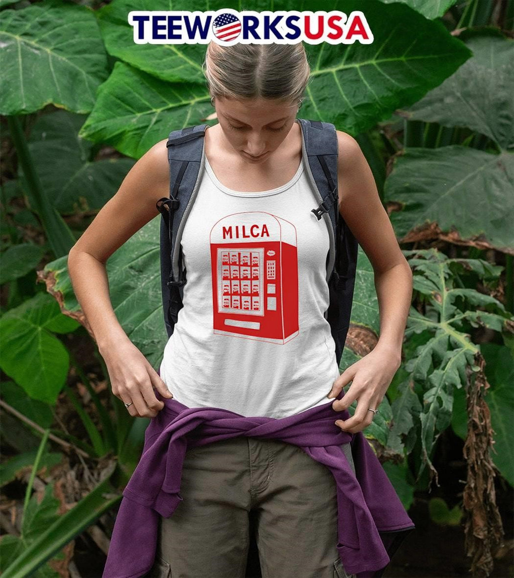 Milca Vintage Vending Machine - Adult & Kids T-Shirts, Sweatshirts & Hoodies apparel design preview 5