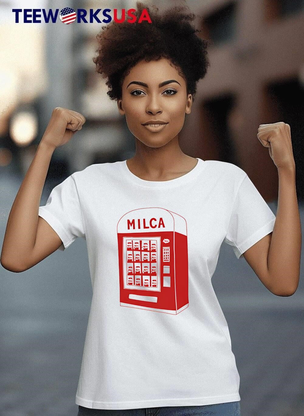Milca Vintage Vending Machine - Adult & Kids T-Shirts, Sweatshirts & Hoodies apparel design preview 8