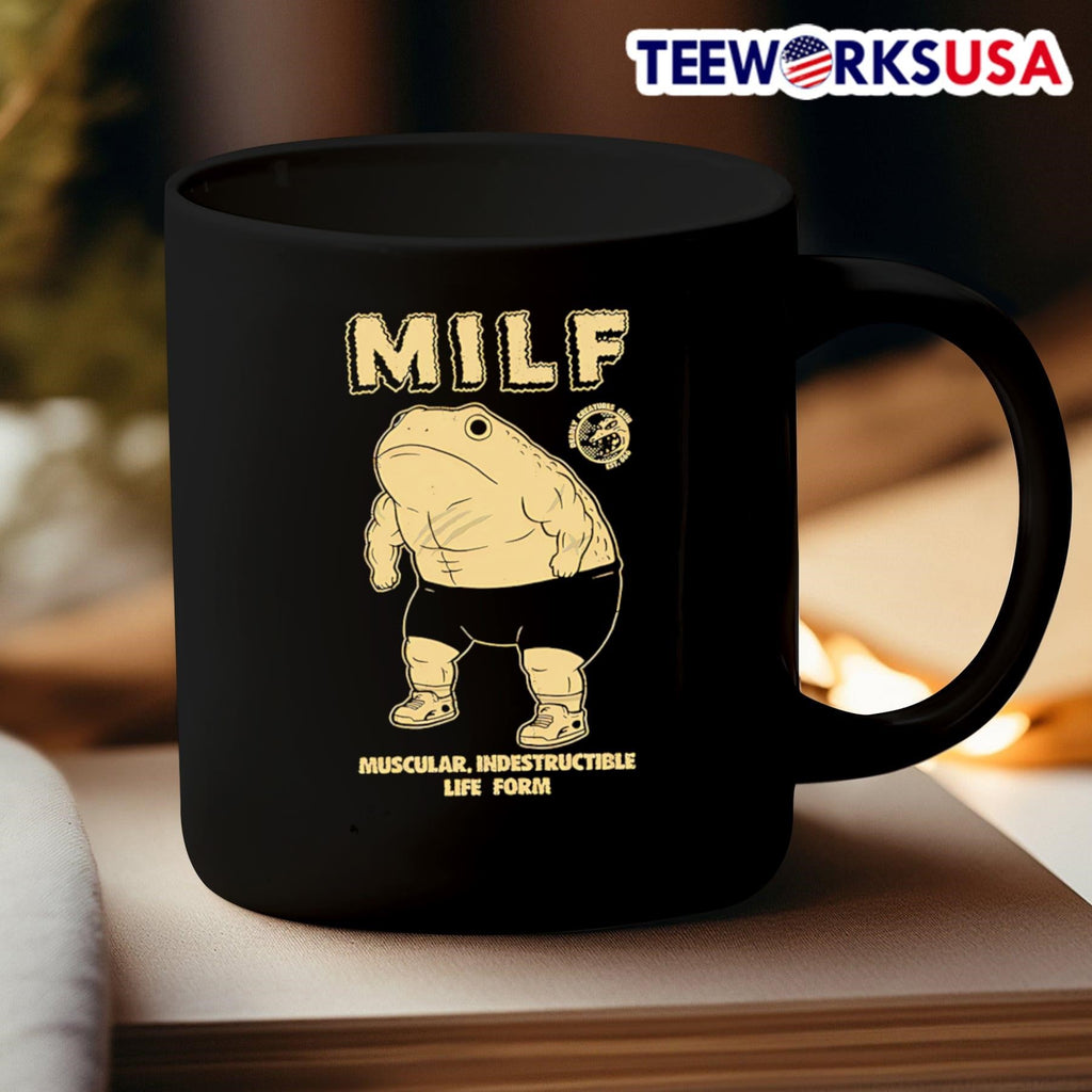 Milf muscular indestructible life form - Adult & Kids T-Shirts, Sweatshirts & Hoodies apparel design preview 3