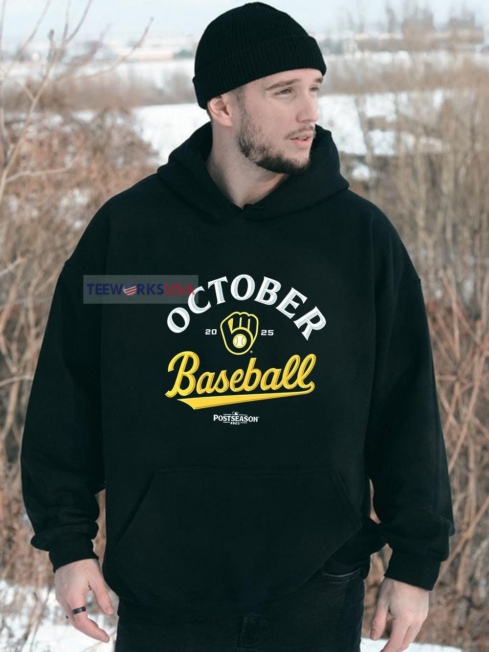 Milwaukee Brewers 2025 Postseason October baseball - Adult & Kids T-Shirts, Sweatshirts & Hoodies apparel design preview 2