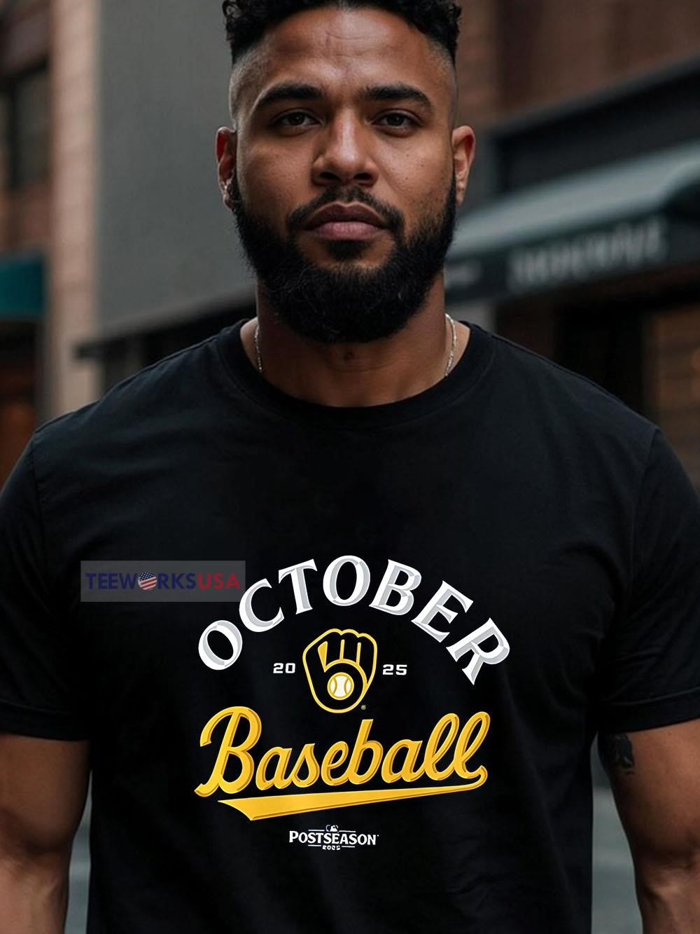 Milwaukee Brewers 2025 Postseason October baseball - Adult & Kids T-Shirts, Sweatshirts & Hoodies apparel design preview 1