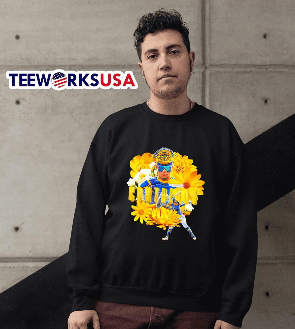 Milwaukee Brewers William Contreras catch the bouquet - Adult & Kids T-Shirts, Sweatshirts & Hoodies apparel design preview 3