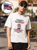 Minion you can't scare me I have a crazy daughter she - Adult & Kids T-Shirts, Sweatshirts & Hoodies apparel design preview 1