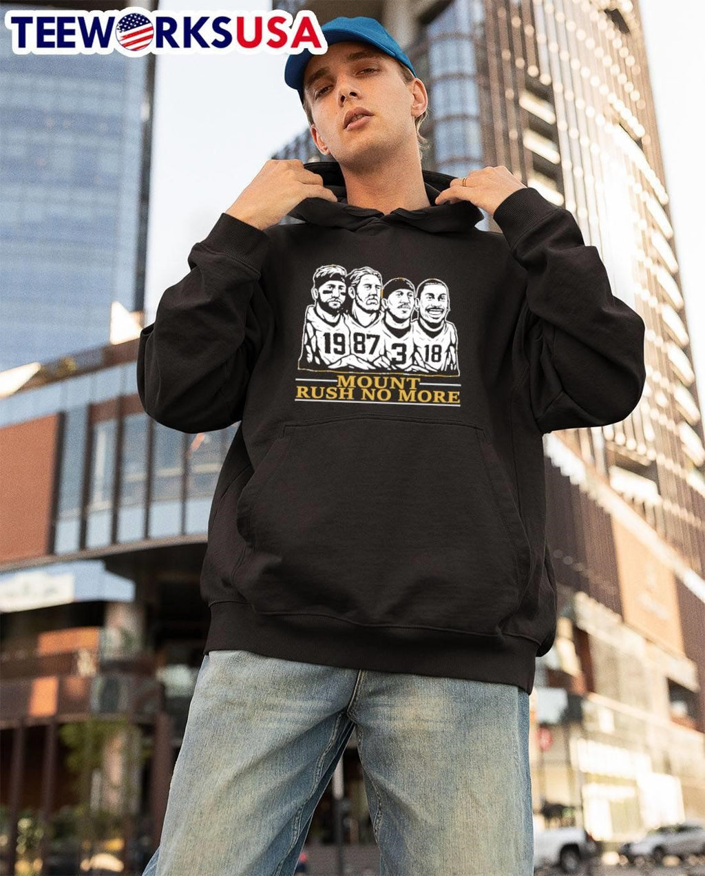 Minnesota vikings mount rush no more - Adult & Kids T-Shirts, Sweatshirts & Hoodies apparel design preview 3