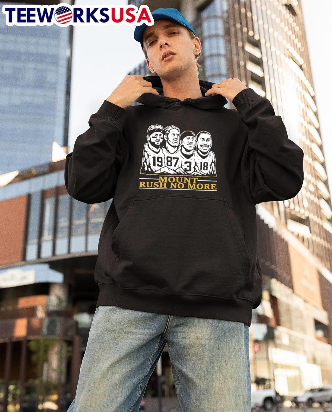 Minnesota vikings mount rush no more - Adult & Kids T-Shirts, Sweatshirts & Hoodies apparel design preview 3
