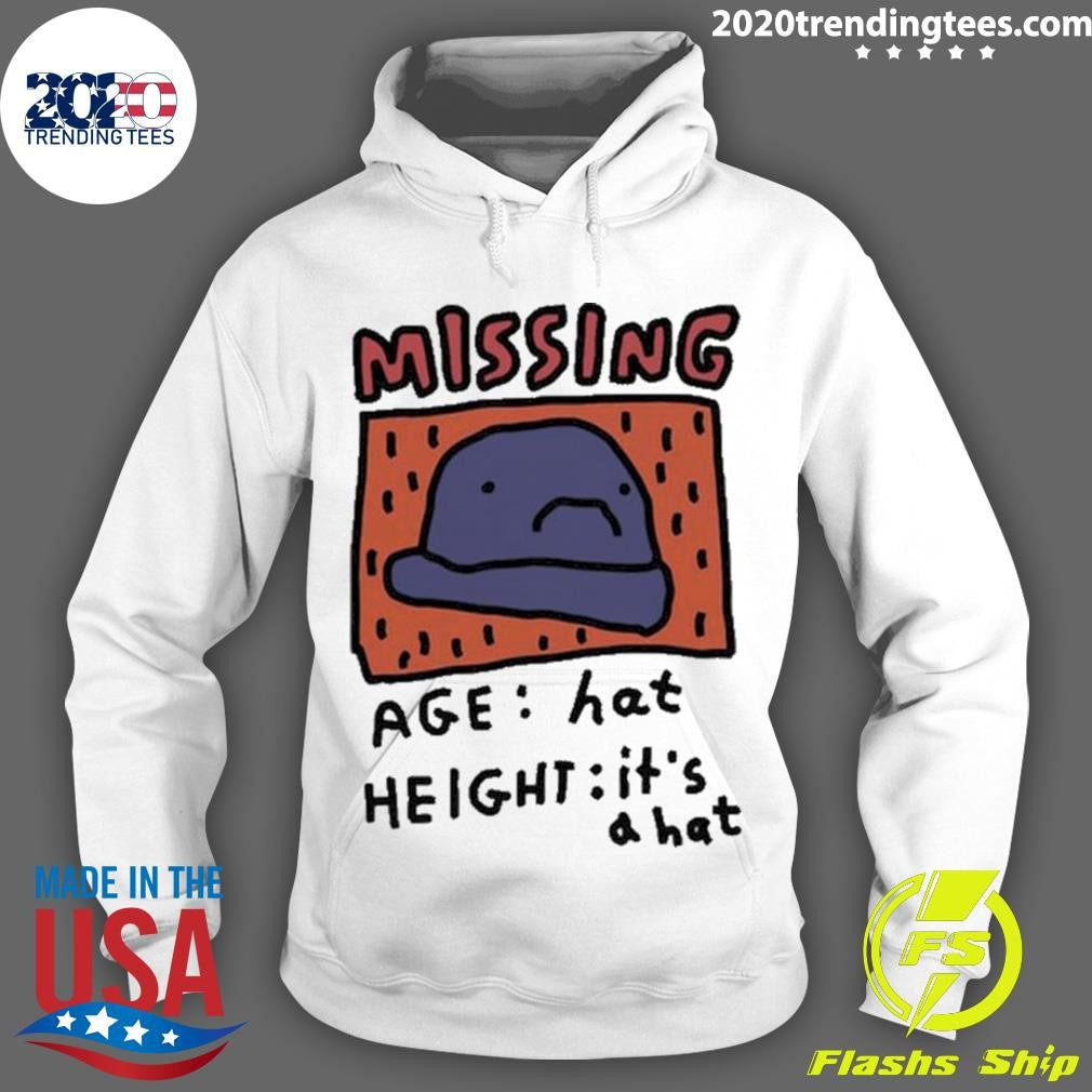 Missing Age Hat Height It's A - Adult & Kids T-Shirts, Sweatshirts & Hoodies apparel design preview 2