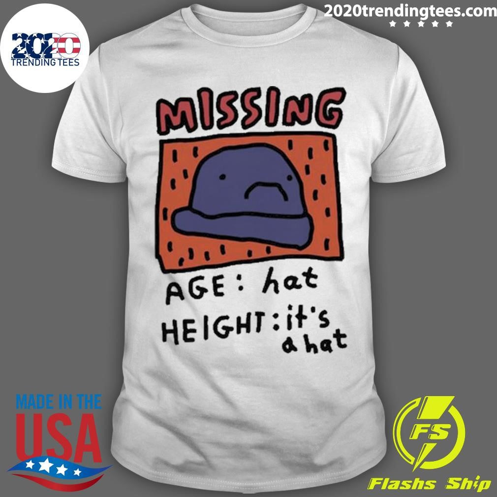 Missing Age Hat Height It's A - Adult & Kids T-Shirts, Sweatshirts & Hoodies apparel design preview 1