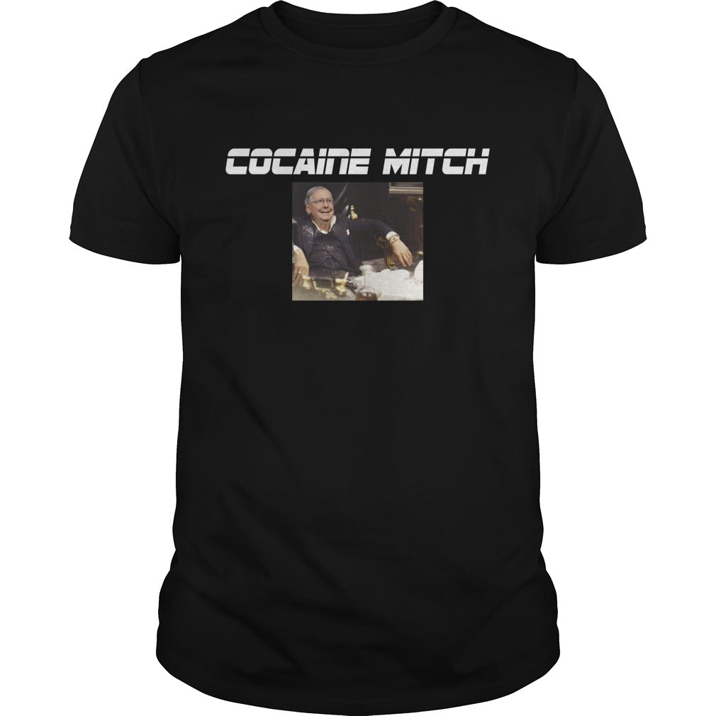Mitch Mcconnell Cocaine - Adult & Kids T-Shirts, Sweatshirts & Hoodies apparel design preview 1