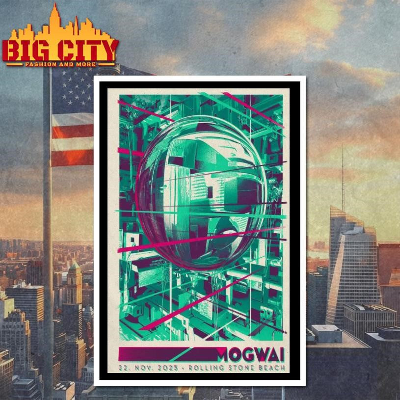 Mogwai 11-22-2025 Weissenhäuser Strand Poster - Adult & Kids T-Shirts, Sweatshirts & Hoodies apparel design preview 4