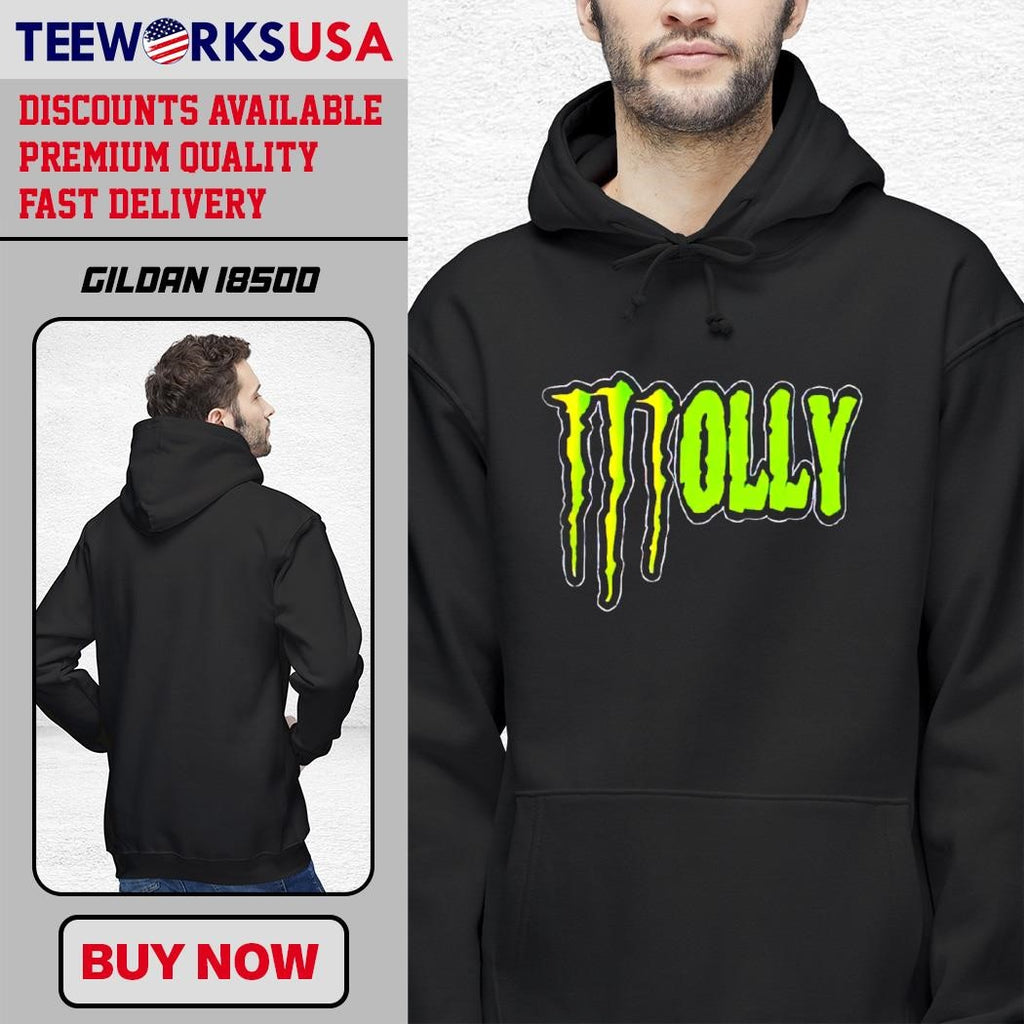 Molly Monster Logo trend style - Adult & Kids T-Shirts, Sweatshirts & Hoodies apparel design preview 2