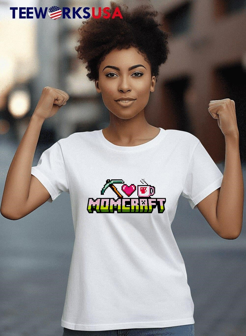 Momcraft happy mothers day gamer mom - Adult & Kids T-Shirts, Sweatshirts & Hoodies apparel design preview 8