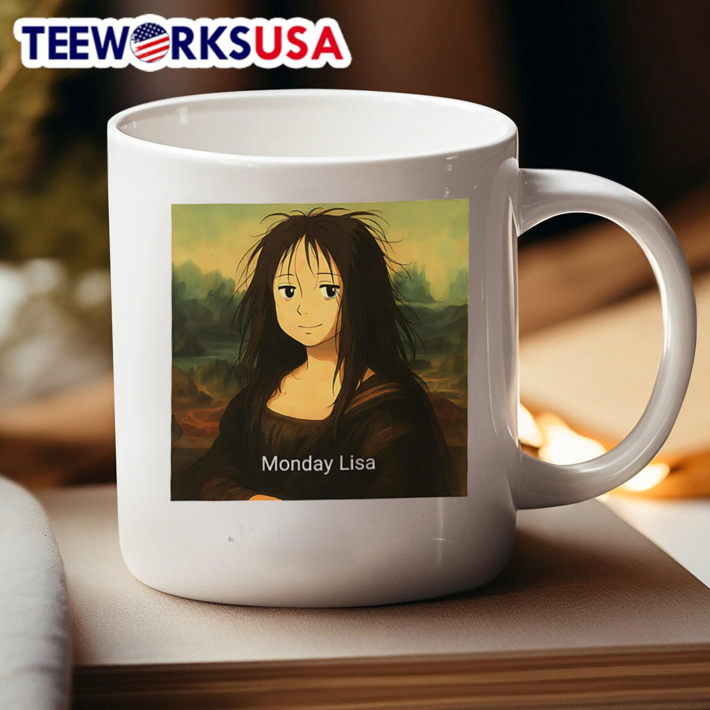 Monday Lisa cartoon - Adult & Kids T-Shirts, Sweatshirts & Hoodies apparel design preview 4