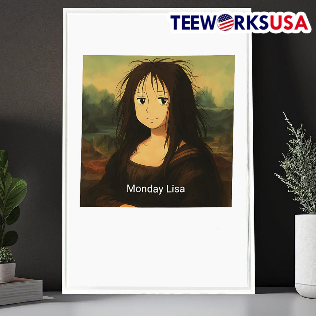 Monday Lisa cartoon - Adult & Kids T-Shirts, Sweatshirts & Hoodies apparel design preview 6