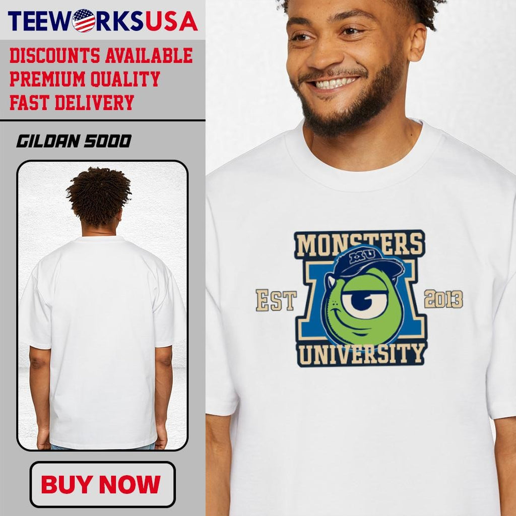 Monsters University Mike Est 2013 - Adult & Kids T-Shirts, Sweatshirts & Hoodies apparel design preview 3
