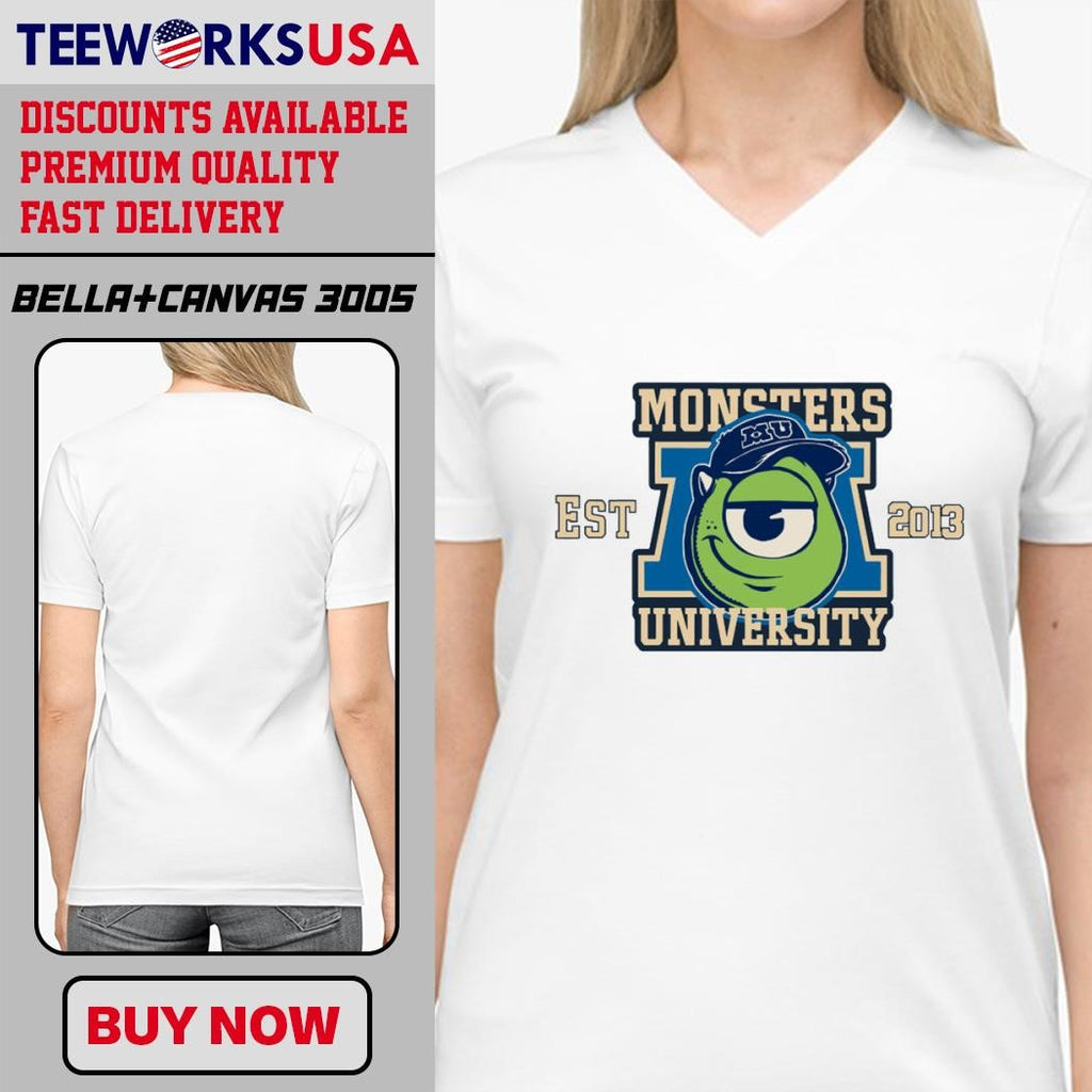 Monsters University Mike Est 2013 - Adult & Kids T-Shirts, Sweatshirts & Hoodies apparel design preview 4