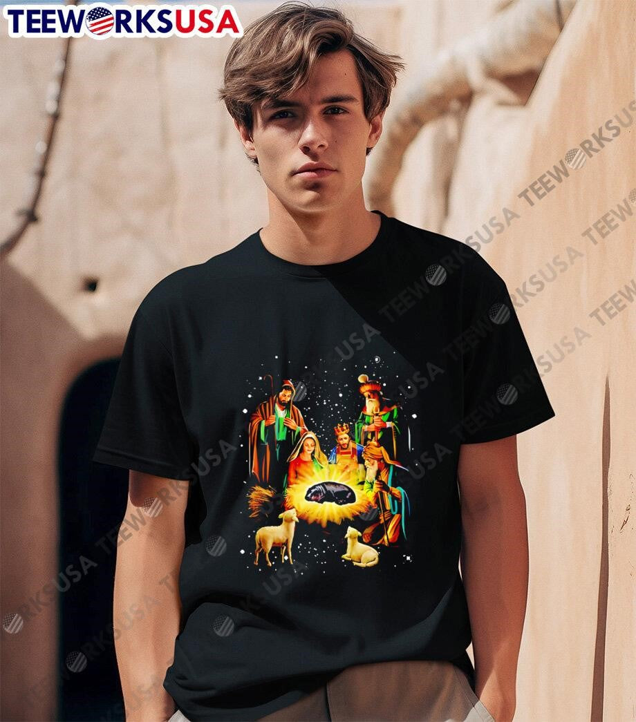 Moo Deng Christmas Miracle - Adult & Kids T-Shirts, Sweatshirts & Hoodies apparel design preview 1