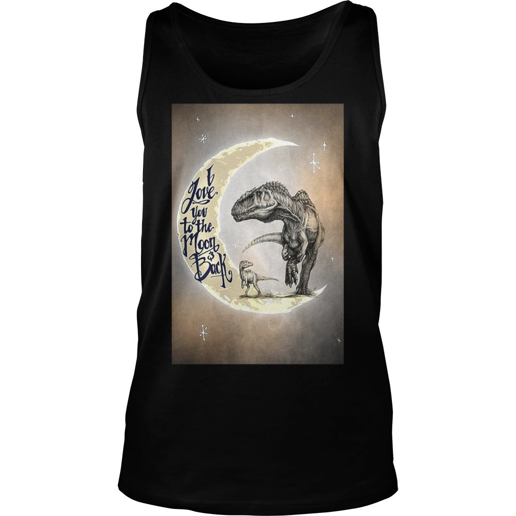 Moon Love Dinosaurs - Adult & Kids T-Shirts, Sweatshirts & Hoodies apparel design preview 3