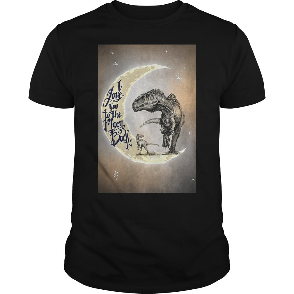 Moon Love Dinosaurs - Adult & Kids T-Shirts, Sweatshirts & Hoodies apparel design preview 1