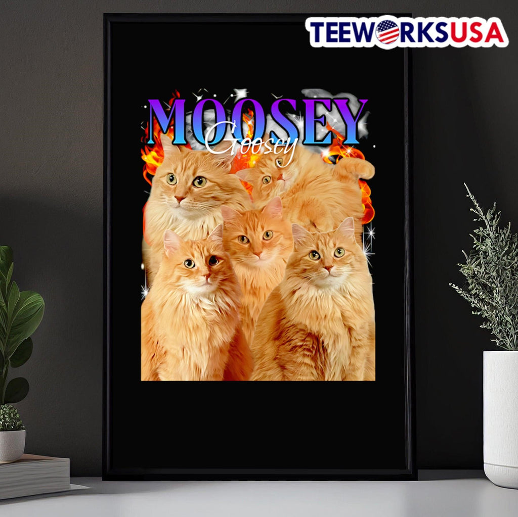 Moosey Goosey cat graphic - Adult & Kids T-Shirts, Sweatshirts & Hoodies apparel design preview 5