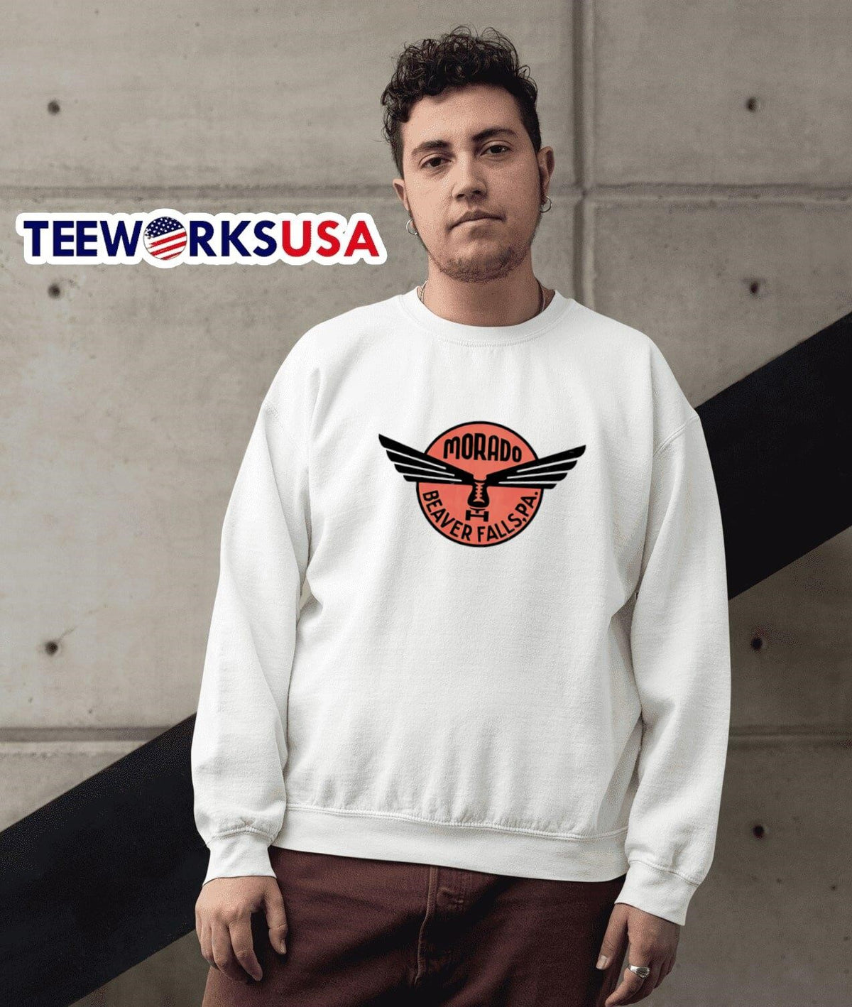 Morado Beaver Falls logo - Adult & Kids T-Shirts, Sweatshirts & Hoodies apparel design preview 3