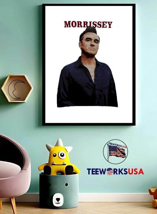 Morrissey Live UK Tour classic - Adult & Kids T-Shirts, Sweatshirts & Hoodies apparel design preview 3