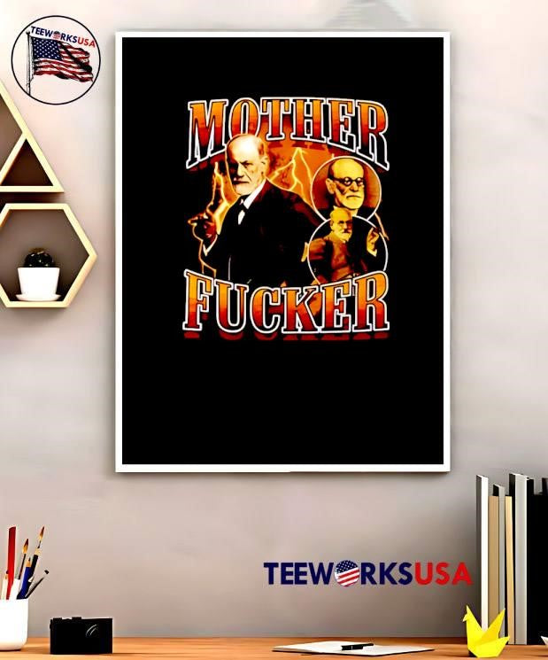 Mother Fucker Sigmund Freud - Adult & Kids T-Shirts, Sweatshirts & Hoodies apparel design preview 5