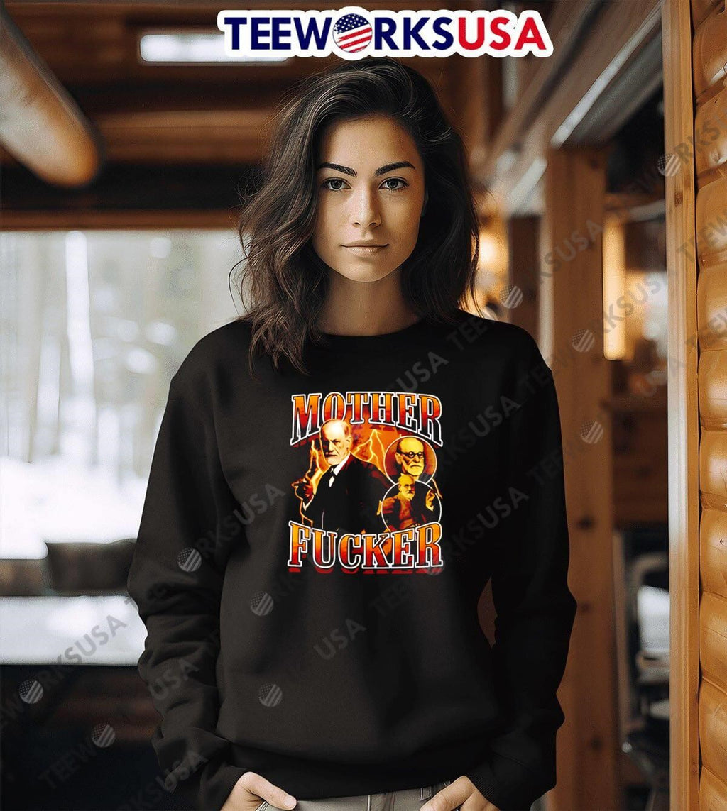 Mother Fucker Sigmund Freud - Adult & Kids T-Shirts, Sweatshirts & Hoodies apparel design preview 6