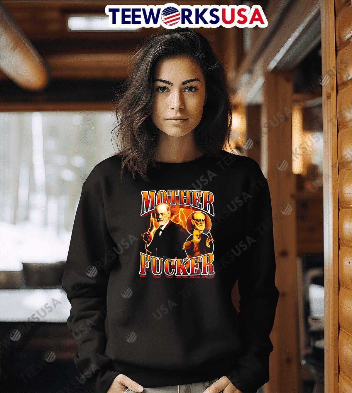 Mother Fucker Sigmund Freud - Adult & Kids T-Shirts, Sweatshirts & Hoodies apparel design preview 6